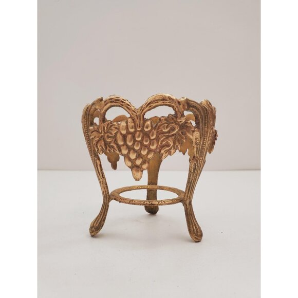 Brass display stand for egg, mineral, orb or large crystal ball, ostrich egg - Picture 6 of 9